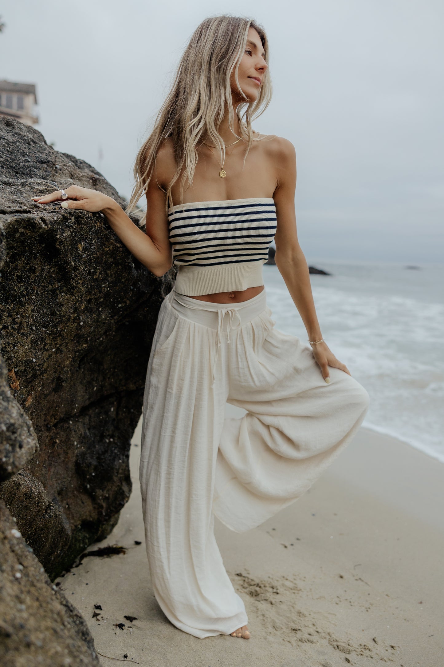 Malibu Stripe Tube Top