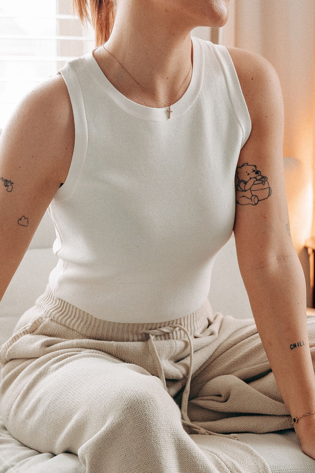 So Chic Tank // White