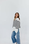 Breezy Stripe Sweater