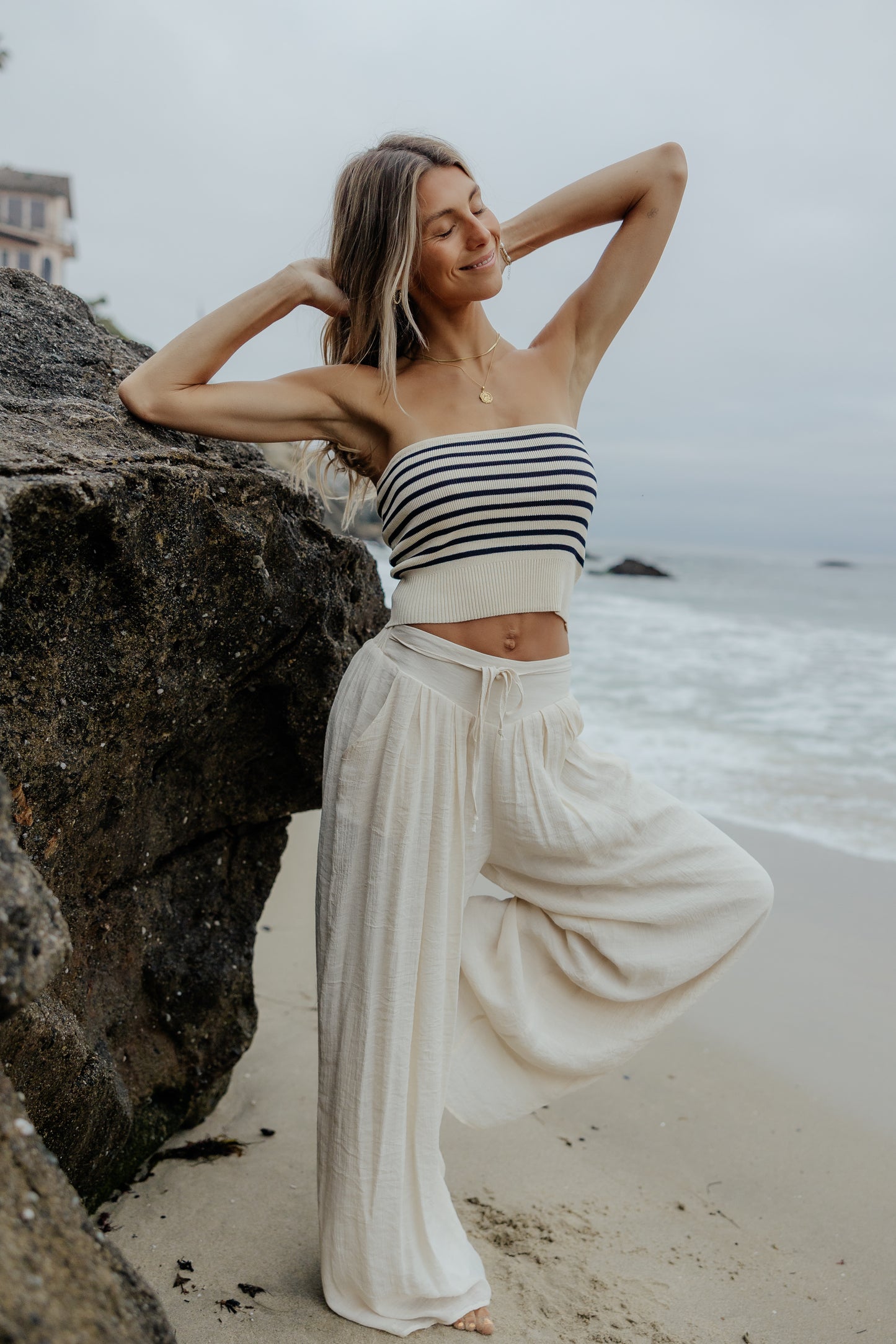 Malibu Stripe Tube Top