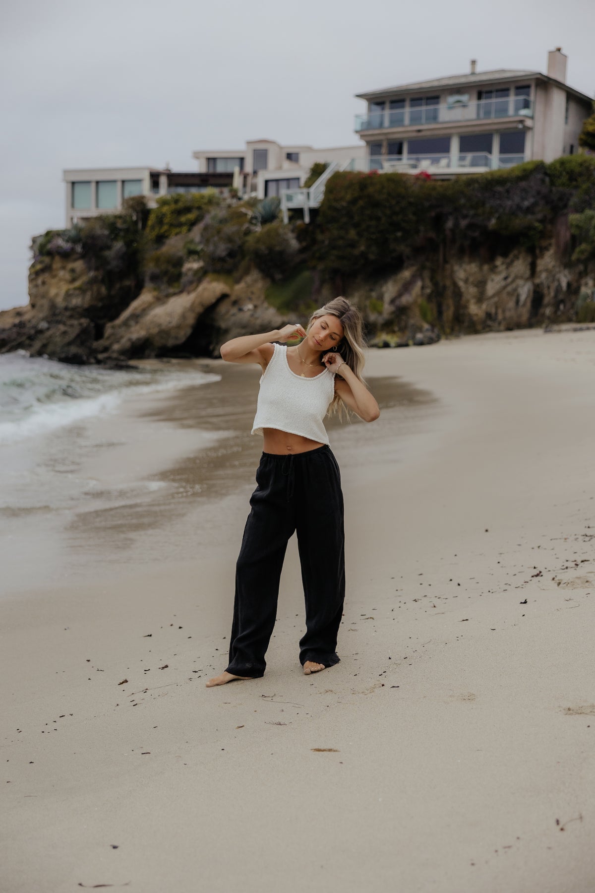 Bondi Linen Pants // Black