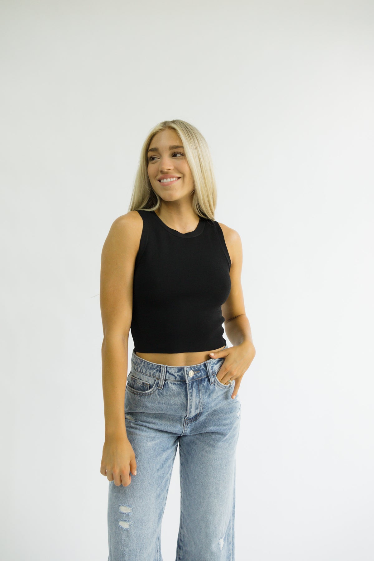 So Chic Tank // Black