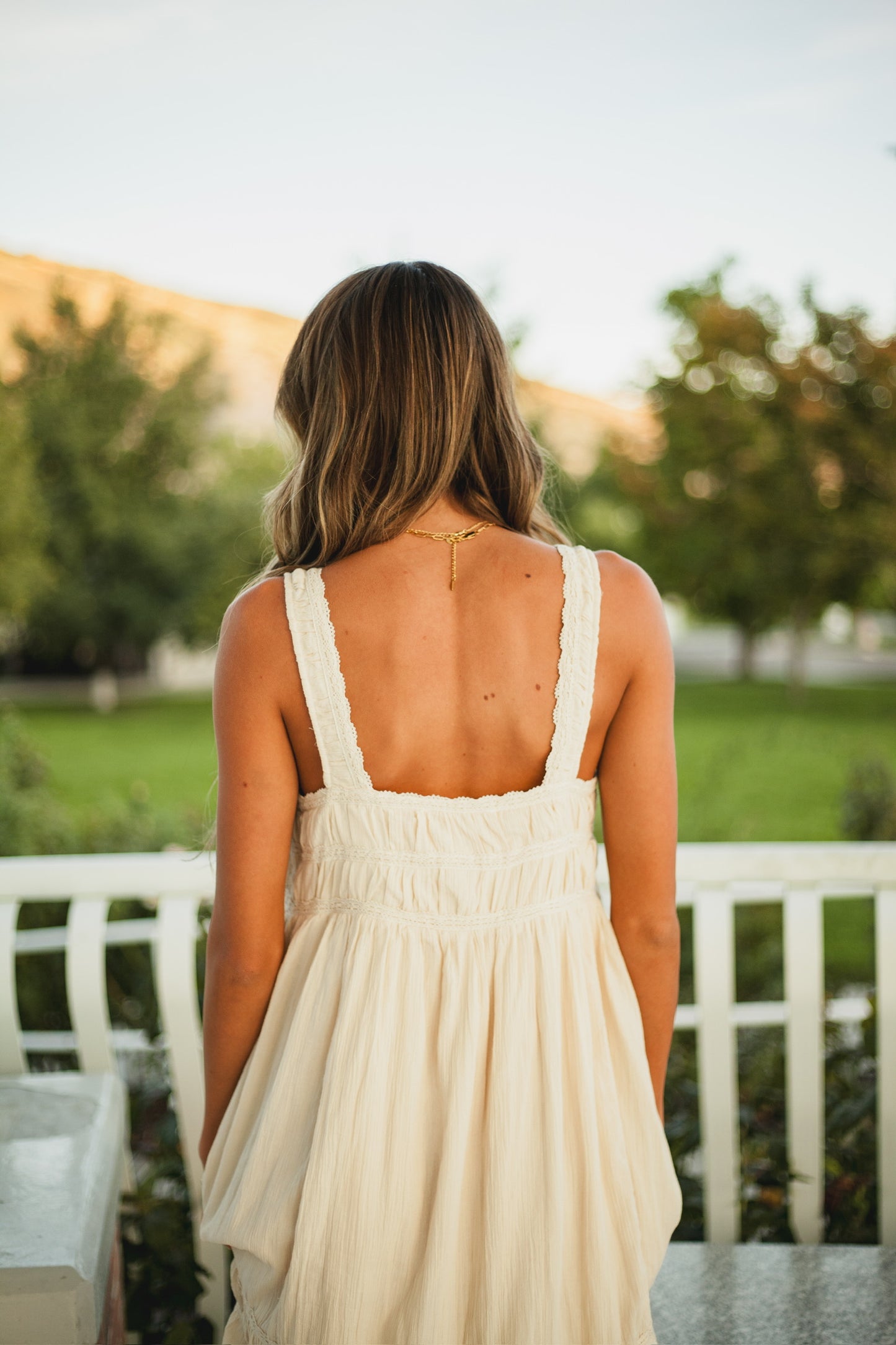 Susie Lace Dress // Natural