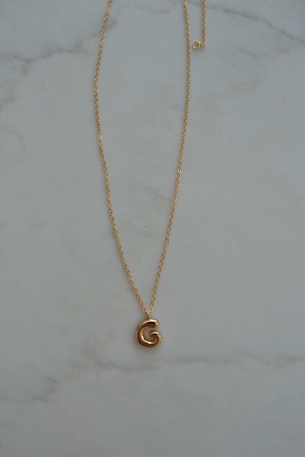 Bubble Letter Necklace