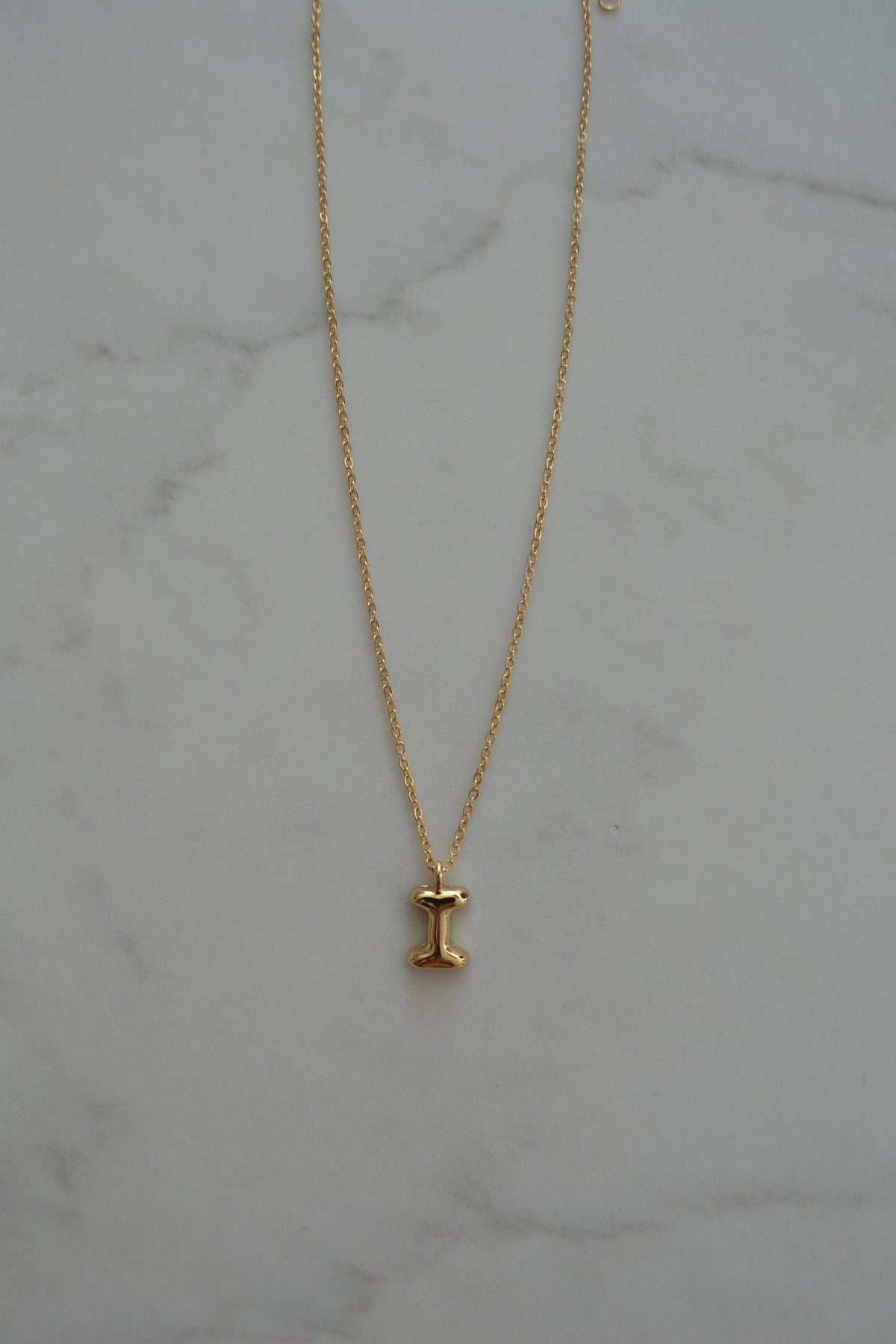 Bubble Letter Necklace