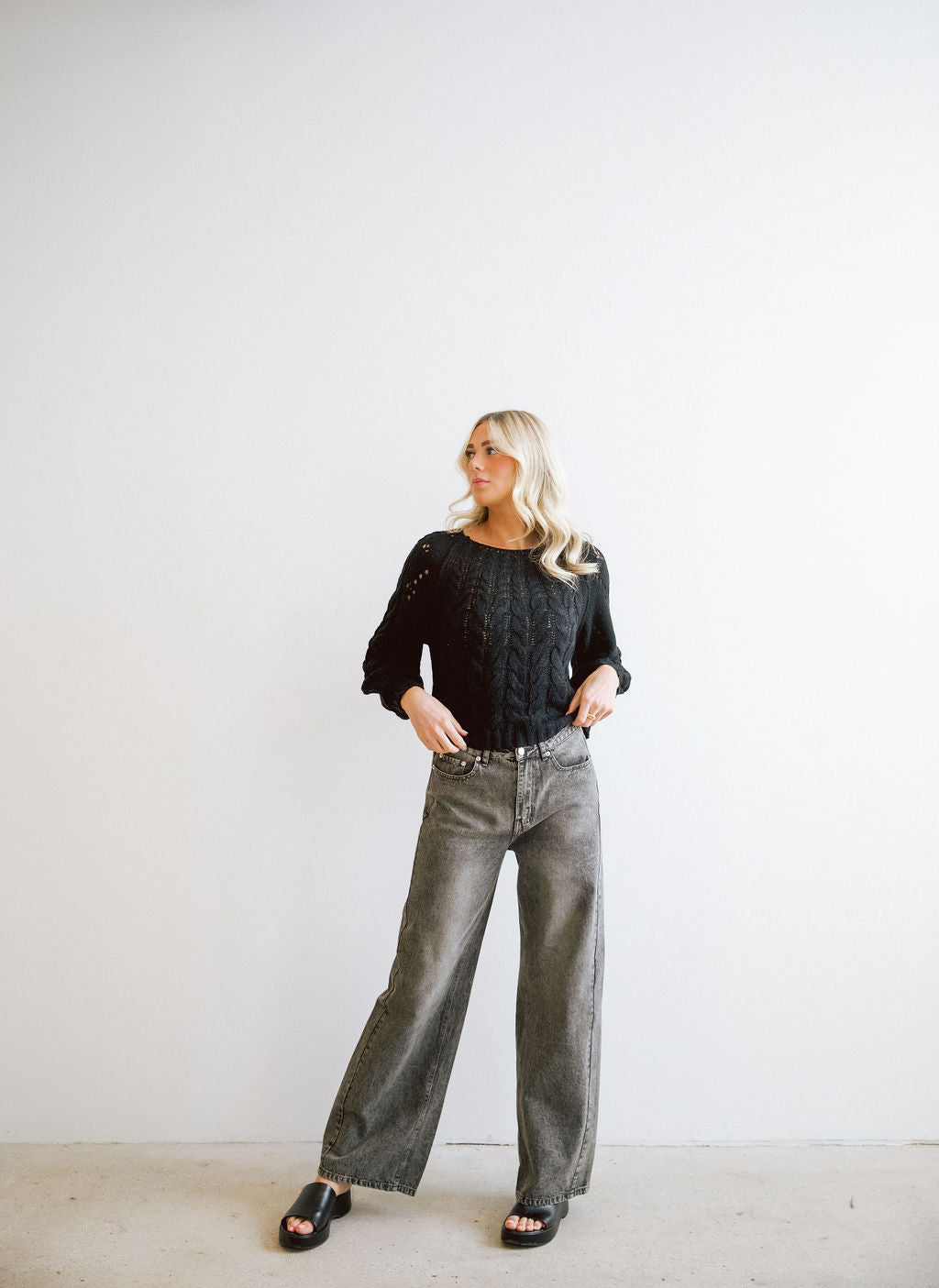 Reagan Wide Leg Jeans