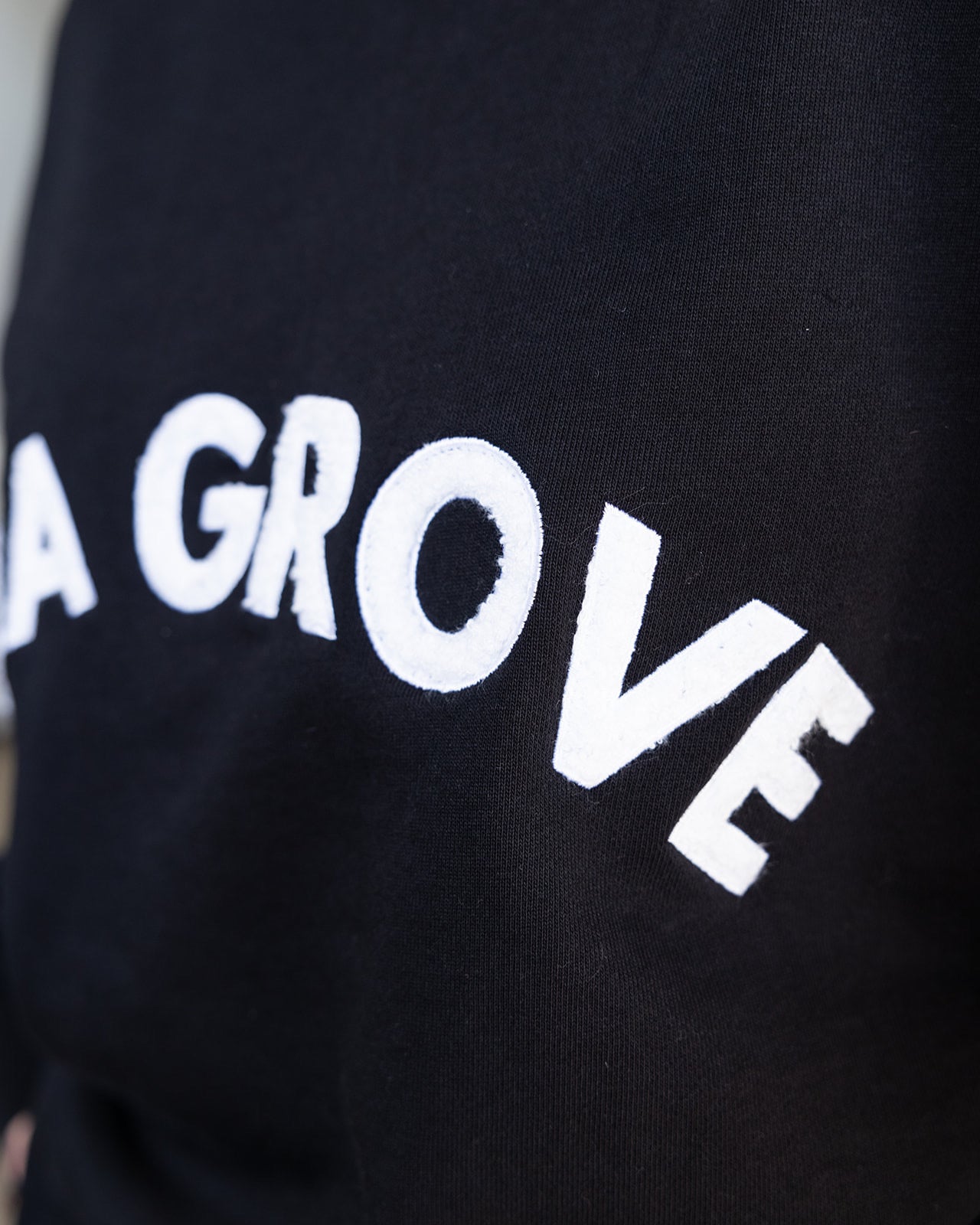 Isla Grove French Terry Crewneck // Black