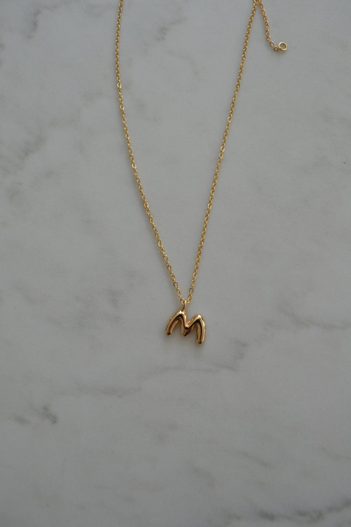 Bubble Letter Necklace