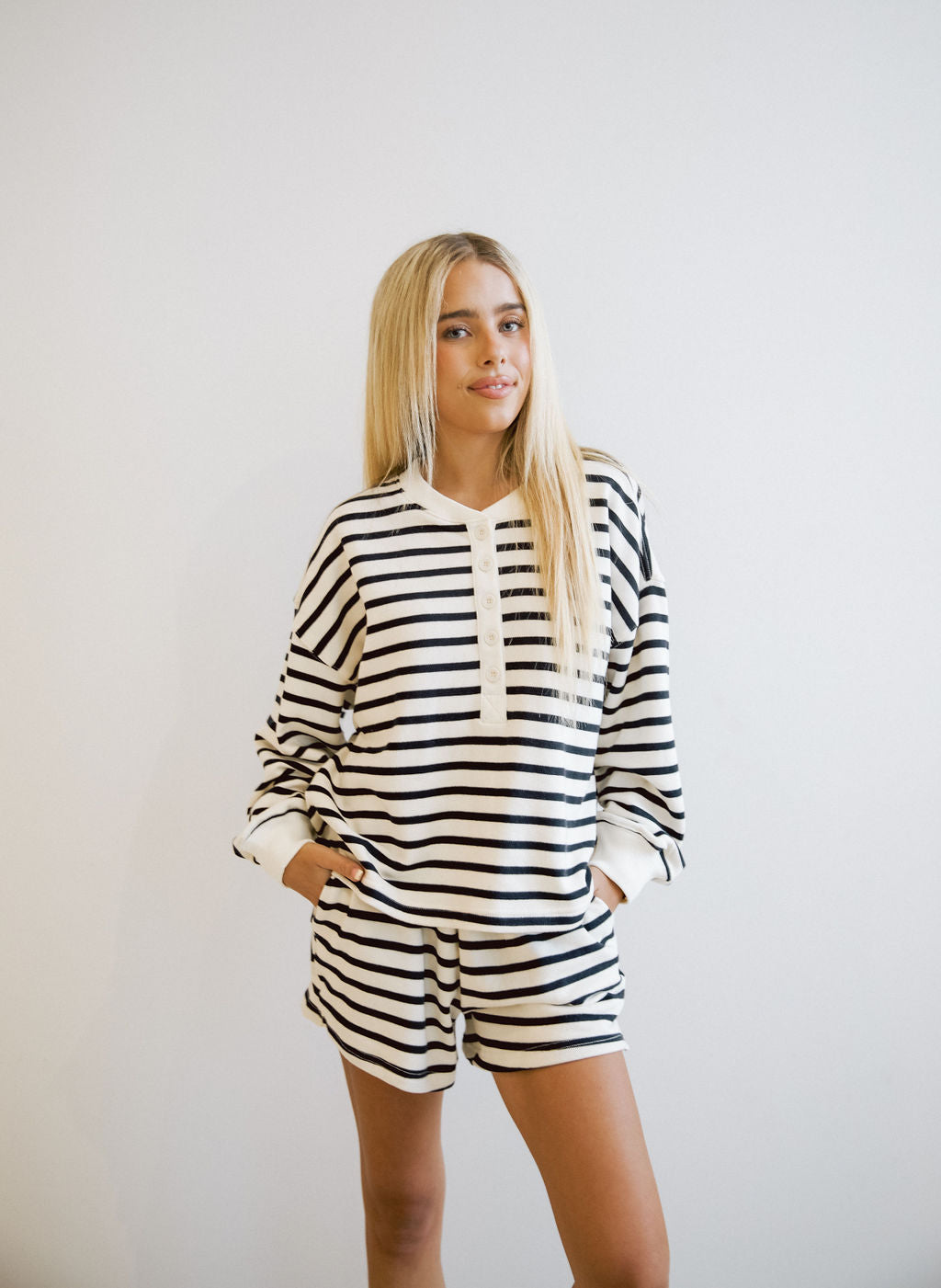 Rhea Stripe Shorts