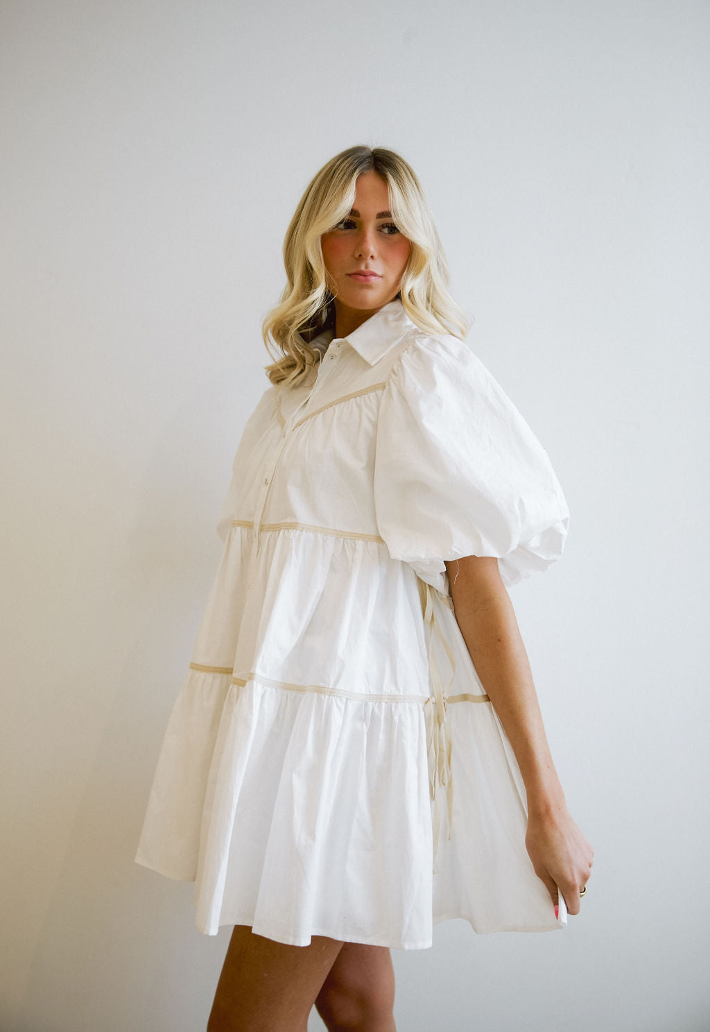 The Mallie Dress // White