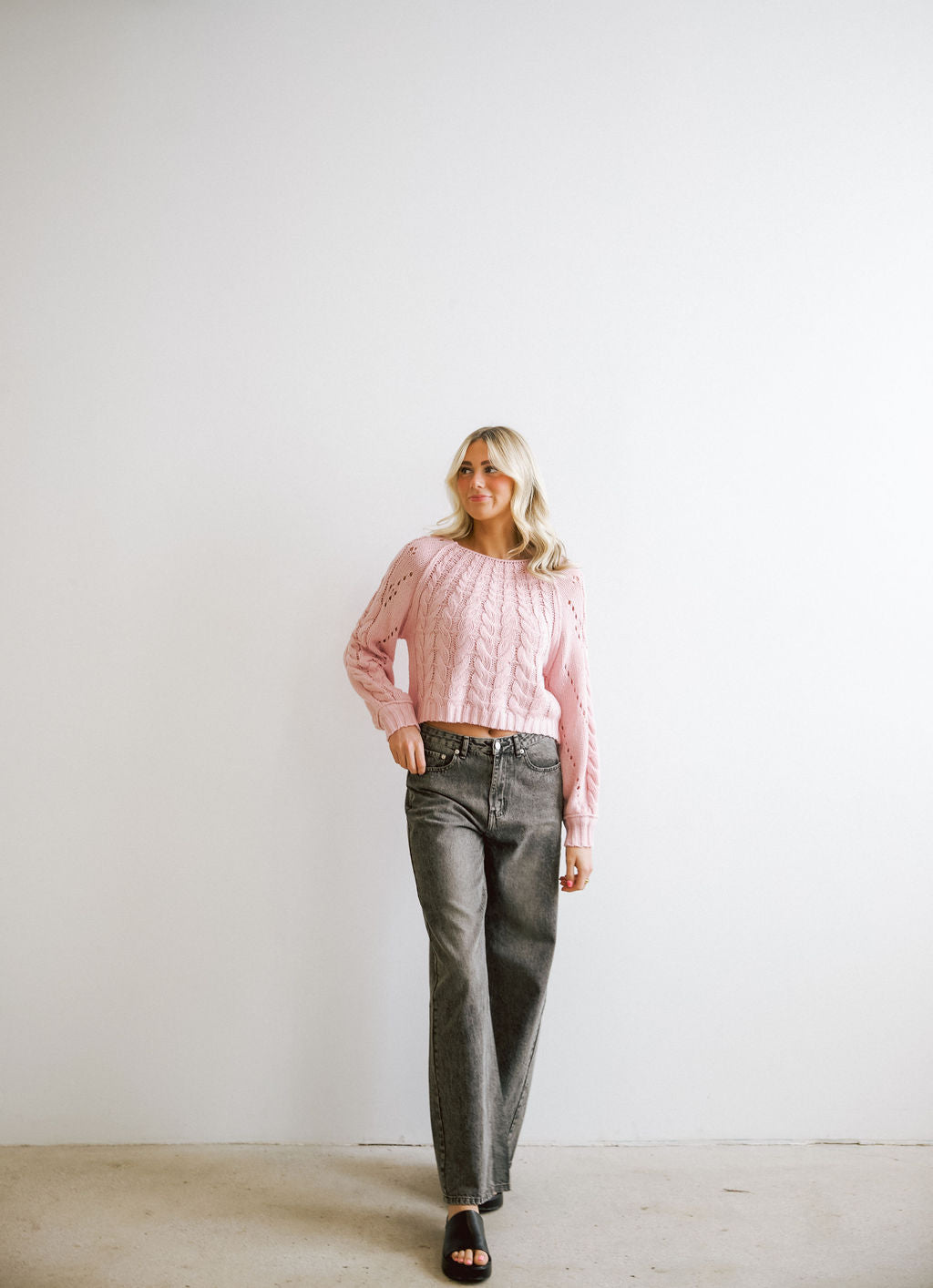 Aster Sweater // Pink