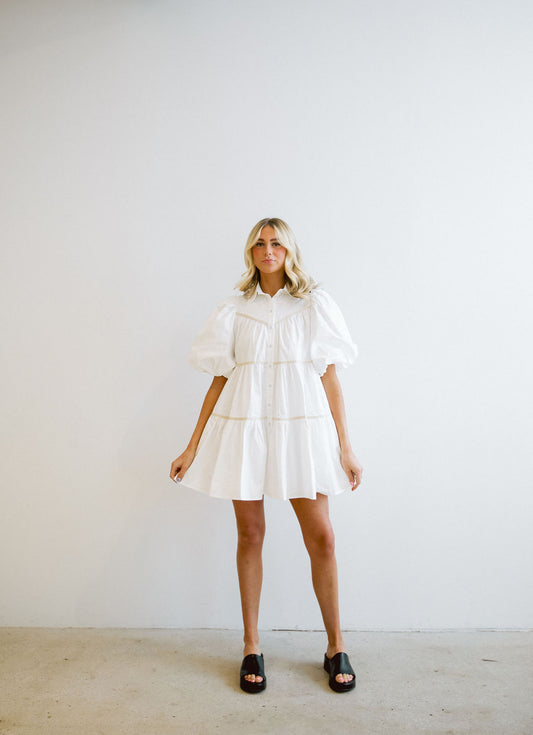 The Mallie Dress // White