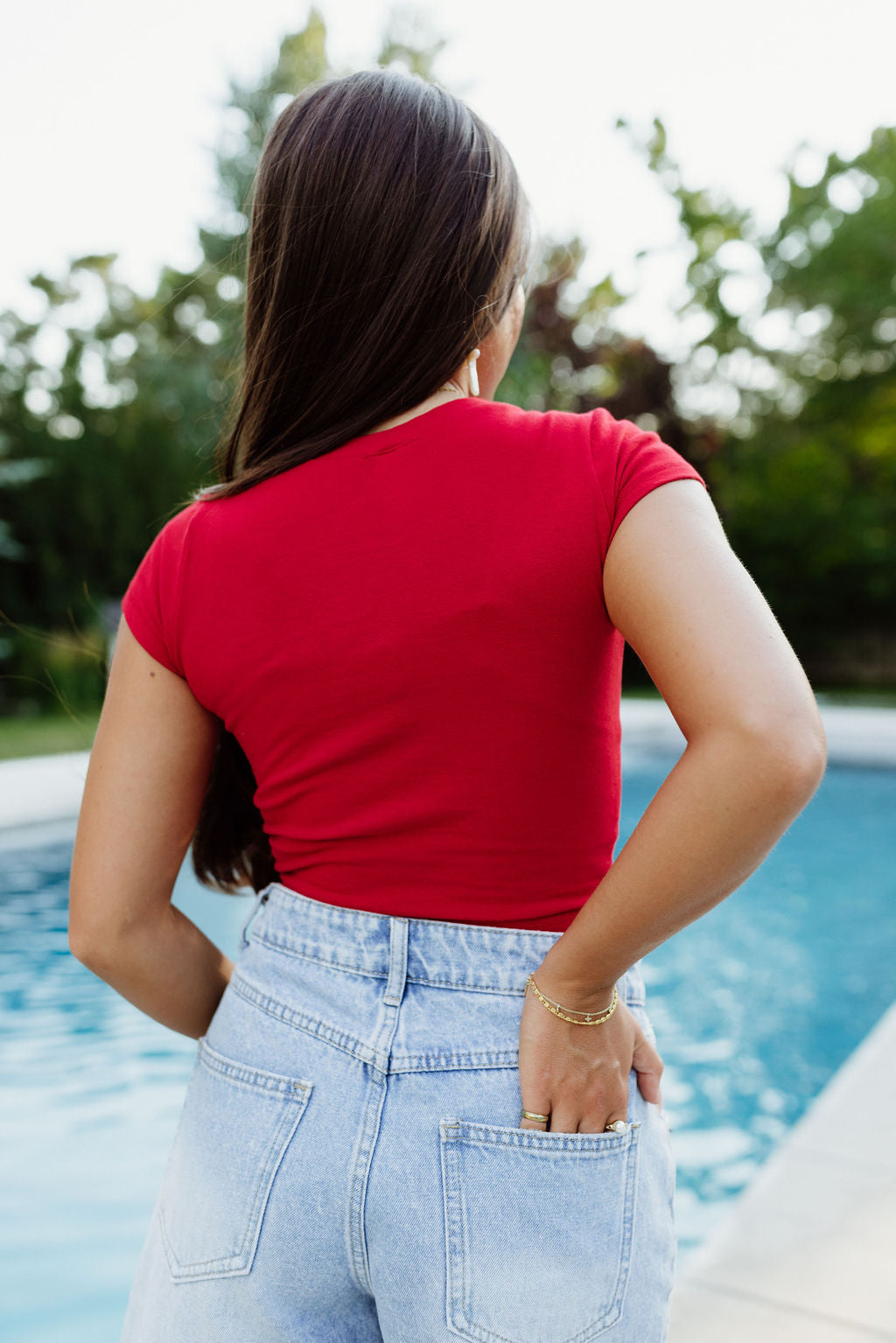 Daily Baby Tee // Red