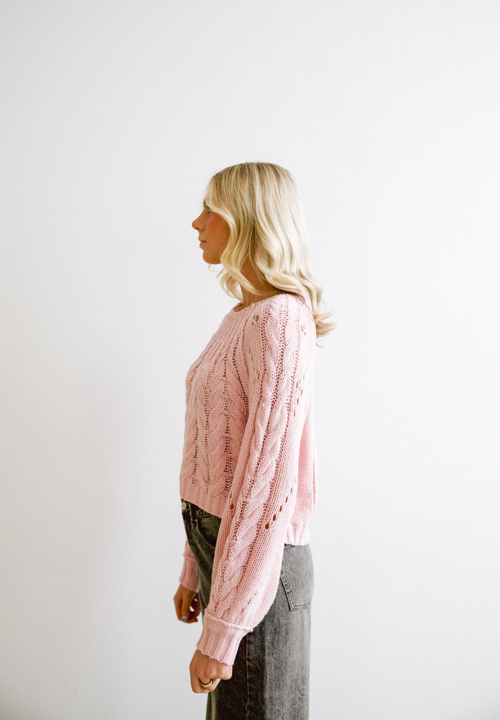 Aster Sweater // Pink