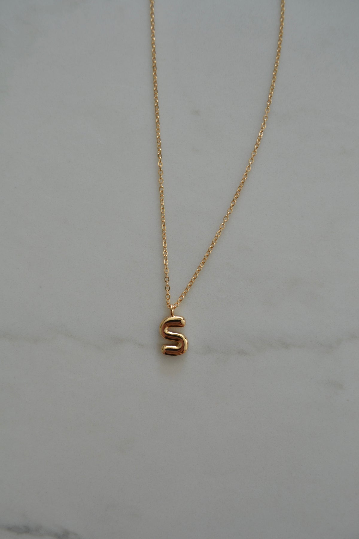 Bubble Letter Necklace