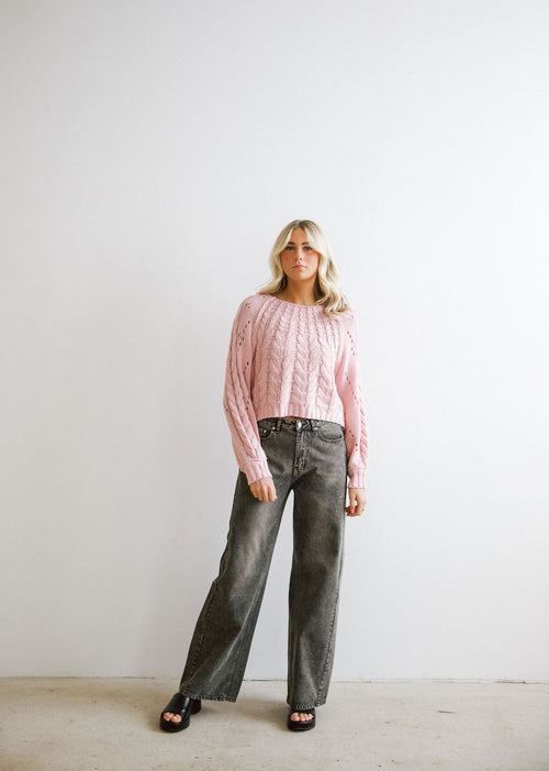 Aster Sweater // Pink