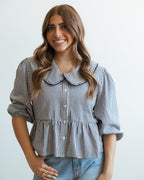 Boujee Gingham Top