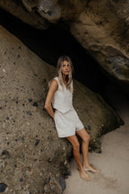 Laguna Linen Shorts // Oatmeal