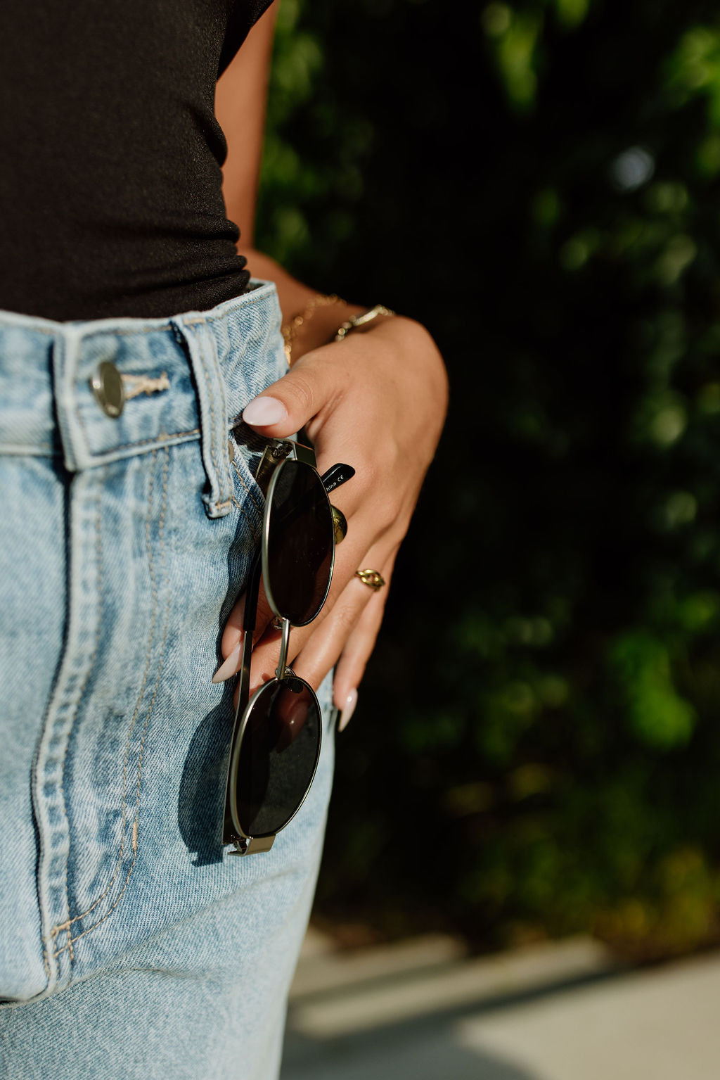 Ballpark High Waisted Straight Jeans