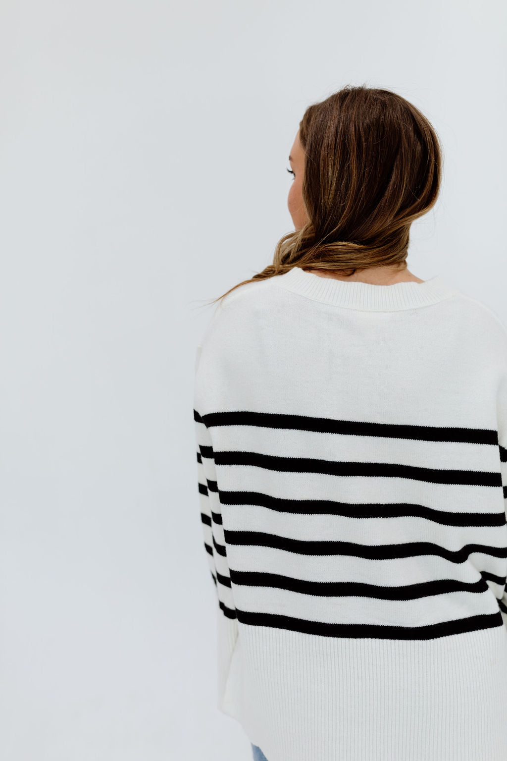 Breezy Stripe Sweater