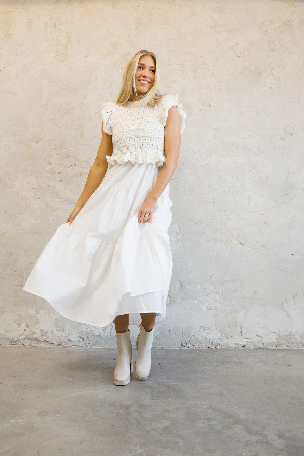 White lace hot sale cowgirl dress