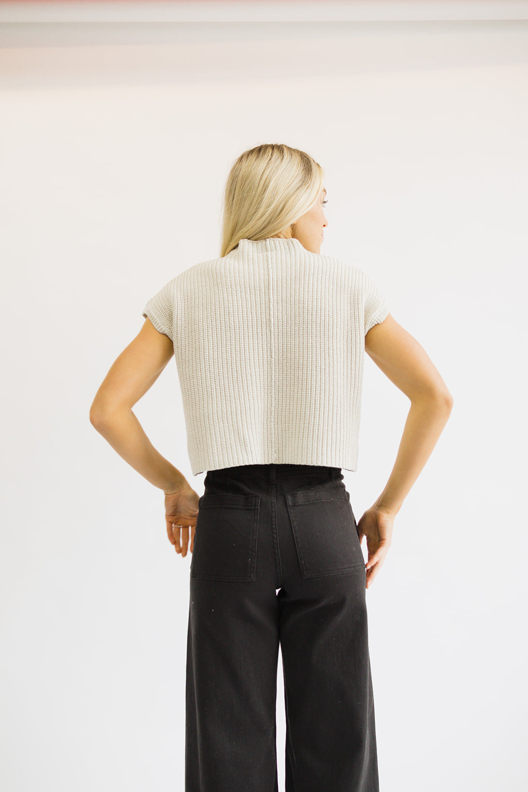 Chelsea Sweater Vest // Ivory