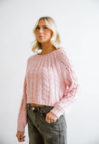 Aster Sweater // Pink
