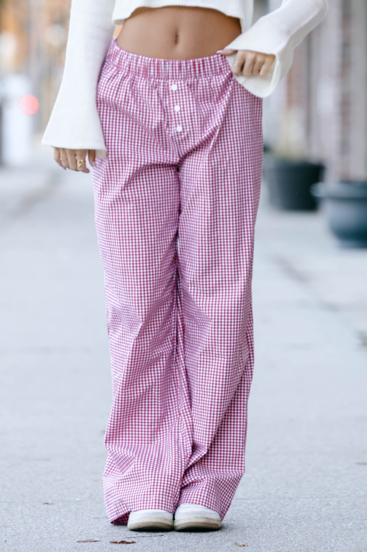 Blushing Red Pants