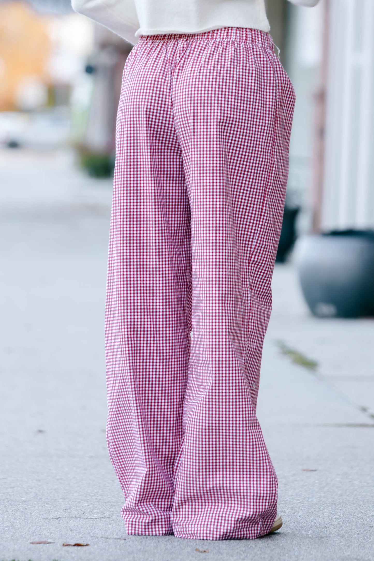 Blushing Red Pants