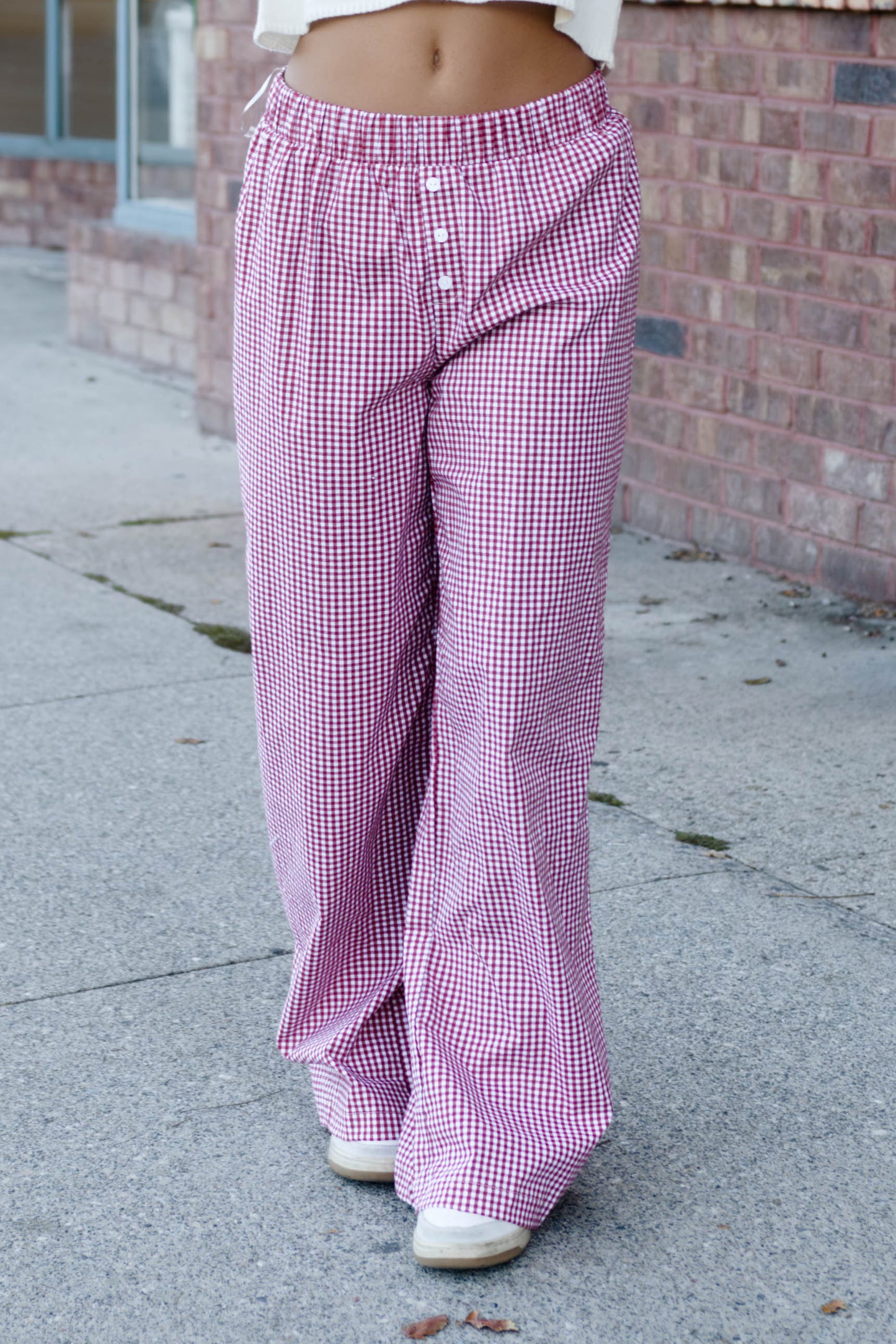 Blushing Red Pants