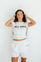 Isla Grove Original Baby Tee // Ash