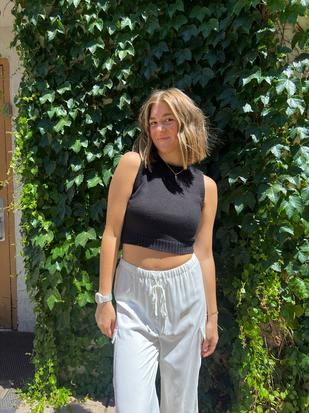 Lola Knit Tank // Black