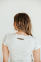 Isla Grove Original Baby Tee // Ash