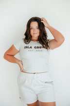Isla Grove Original Baby Tee // Ash