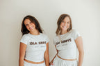 Isla Grove Original Baby Tee // Ash