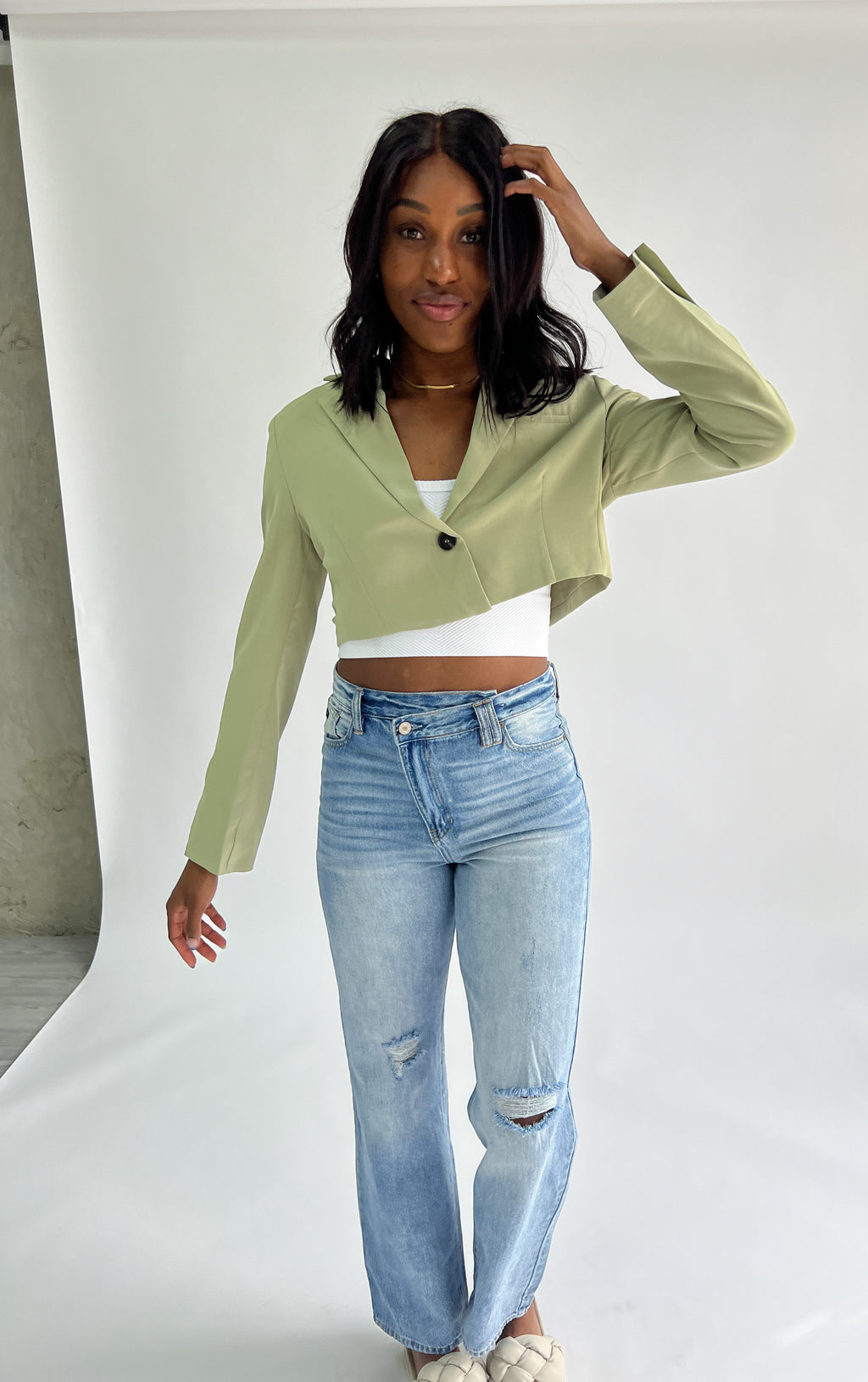 Kai Cropped Blazer